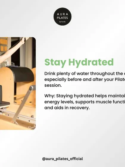 Tip 1: Stay Hydrated. Drinking plenty of water throughout the day helps maintain energy levels, supports muscle function, and aids in recovery.