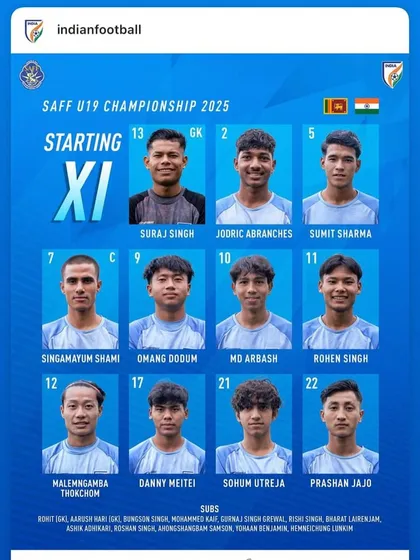 We are proud to announce our academy player, Sohum Utreja, was selected for the India U19 starting eleven in the SAFF Championship. This is the level of exposure and opportunity we strive to create for our dedicated players.