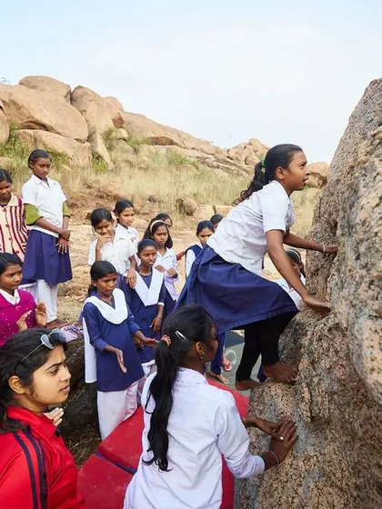 The girls were shy at first but quickly opened up and were eager to try. Their courage and excitement were truly inspiring.