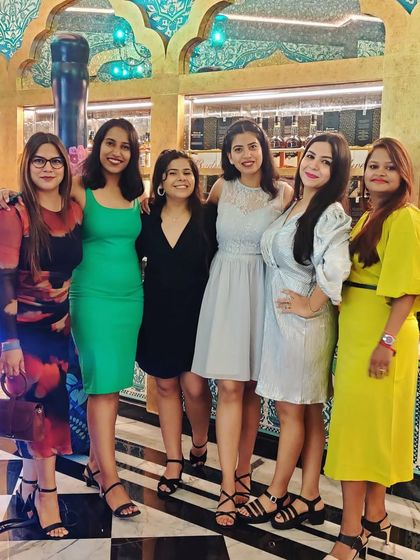 Work hard, party harder. A fun group picture with my amazing officemates during a party night. It's all about celebrating together.