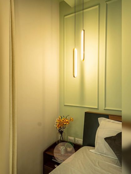 A collection of our bedroom designs, showcasing various styles from modern minimal to ethnic traditional. Each space is crafted to be a unique sanctuary, featuring custom furniture, layered lighting, and thoughtful details.