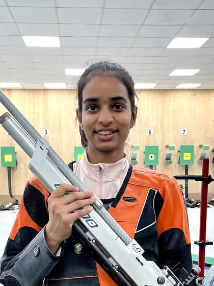Our shooter Bhashitha after a wonderful performance at her second National Competition.