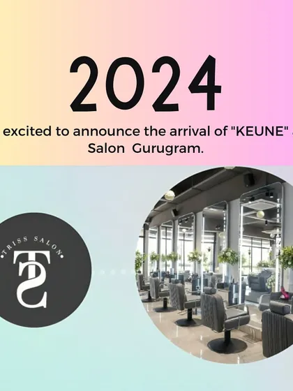 An image of our clean and modern salon interior, used to announce our partnership with Keune hair products. I am committed to using high-quality, professional brands in all my services.