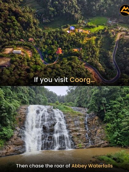 Chasing the roar of Abbey Waterfalls in Coorg. A visit to these powerful falls is a highlight of my Coorg tour packages.