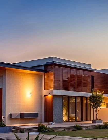 For this project, we designed two distinct villas connected by a clever bridge. This solution allows for both privacy and togetherness, creating a balanced living arrangement for a multi-generational family.