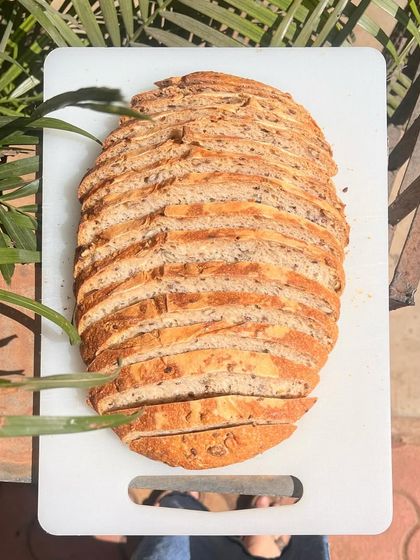 Our Salt Seeded Sourdough takes a minimum of 3 days from start to finish. It's a high hydration, long cold-proof bread, and the result is worth the wait.