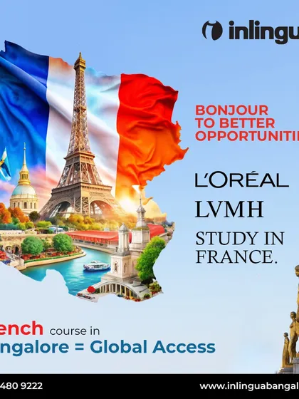 Learning French with us is your direct link to global career and study opportunities. We connect your language skills to real-world goals, whether it's studying in France or aiming for a career with top multinational companies like L'Oréal and LVMH.