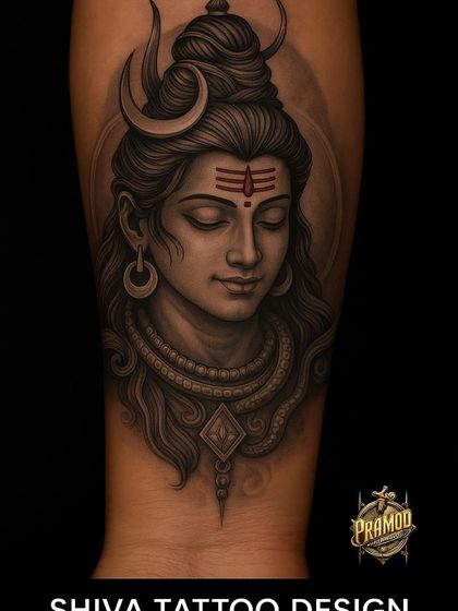 A serene portrait of Mahadev in meditation. The soft shading and calm expression make this a very peaceful and spiritual piece, perfect for anyone looking to carry a sense of tranquility with them.