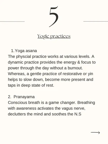 An overview of yogic practices for nervous system regulation. Asana, Pranayama, and restorative practices all play a role in soothing the system and decluttering the mind.