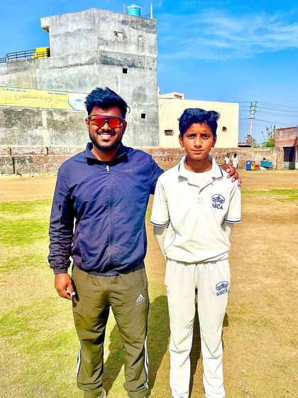 Roshan Kumar Singh after a brilliant spell of bowling, taking 6 wickets in a match.