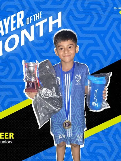 Abeer from the Sub-Juniors was our Player of the Month for September.