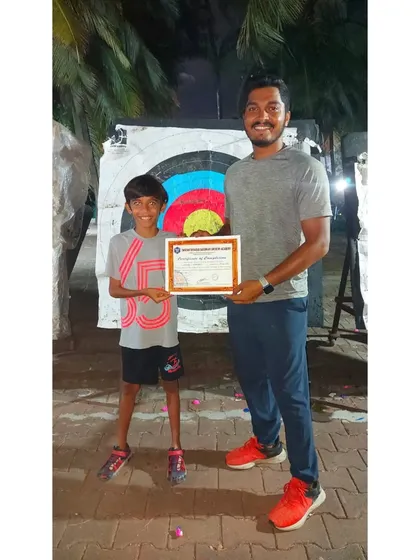 This young archer was all smiles after completing the summer camp. It’s moments like these that make coaching so special.