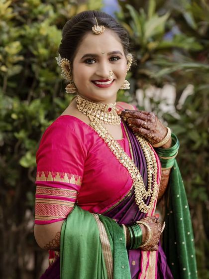 Maharashtrian Brides: The Nauwari & Paithani Look photo 38