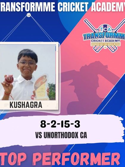 Transform Cricket Academy - Junior Cricket Coaching Program Star Performers: Celebrating Individual Excellence photo 77