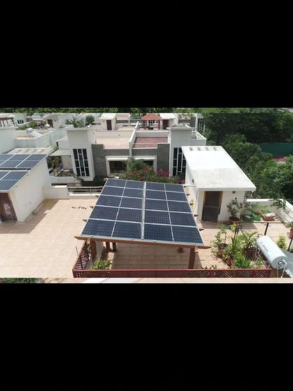 Our award-winning residential rooftop project in Bangalore for Mr. Kandaswamy. He chose our flagship Atrium product to meet his energy needs sustainably while enhancing the aesthetic appeal of his rooftop.