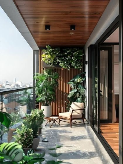 Interiors Bangalore - Full Home Interior Design Urban Oases: Balconies & Rooftops photo 7
