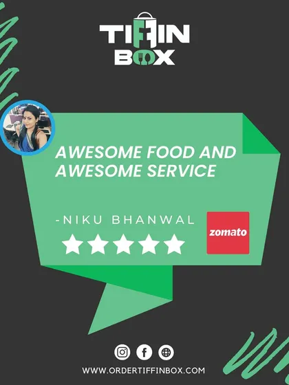 "Awesome food and awesome service." A short, sweet, and powerful review from Niku Bhanwal on Zomato. We strive to deliver on both fronts every single time.