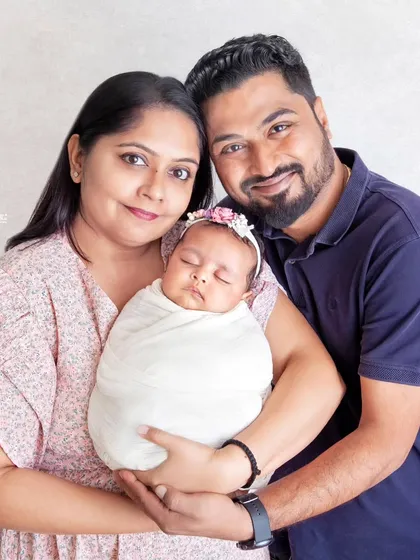 Another beautiful pose from this family's newborn session. I always provide a variety of poses to ensure we capture the family's connection in different ways.