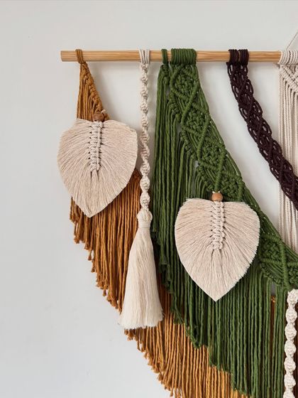 Shikha Agarwal - Custom Macrame & Crochet Home Decor Large Statement Wall Hangings photo 12