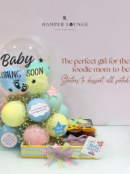 I believe in pampering the mom-to-be, and this foodie hamper does just that. It includes a complete, pregnancy-safe meal with starters, mains, and desserts from her favorite fine-dining restaurant, because her cravings deserve to be celebrated.