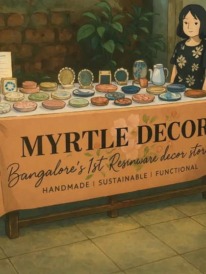 We imagined what our pop-up stall would look like in the world of Studio Ghibli. This artwork feels so warm and inviting, just like the community we love being a part of.