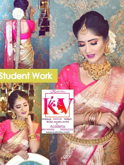 Kushivinu - Beauty Academy & Training Student Portfolios: Bridal Makeup Mastery photo 6
