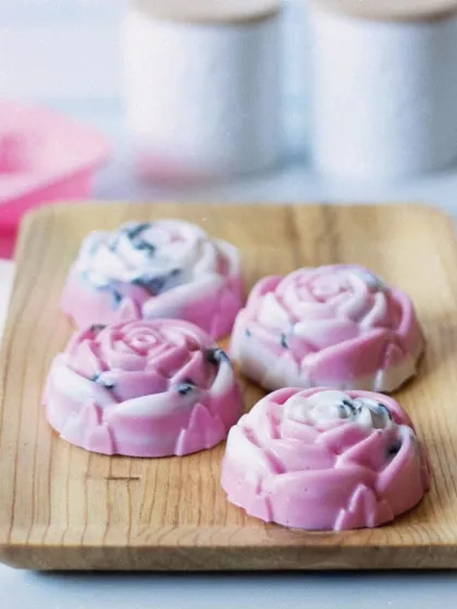 Did you like this rose design? I can craft your favorite herbal handmade soap in your favorite design, so your skincare is both effective and beautiful.