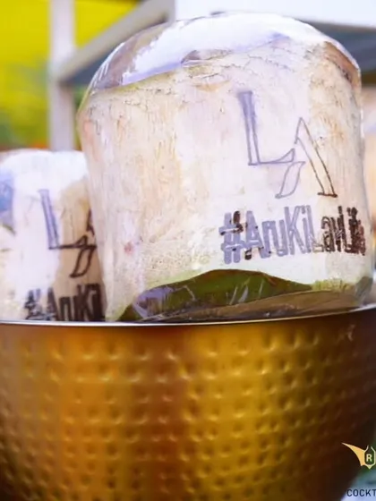 Perfect for daytime events and sundowners, these coconuts are custom-printed with the event hashtag. It's a small detail that makes a big impact and looks great in photos.