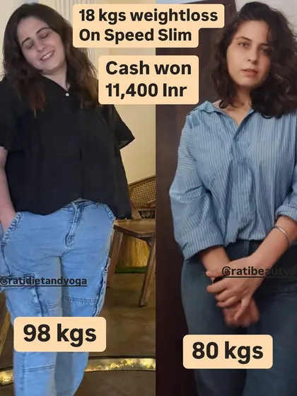 Venus dropped an amazing 18 kgs, going from 98 kgs to 80 kgs. She did this while managing a demanding job, proving that a busy schedule doesn't have to stop you.