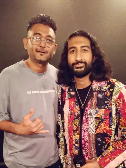 It was inspiring to meet Tesher, another artist who is pushing the boundaries of global desi music. I believe collaboration and mutual respect are key to success in this industry.