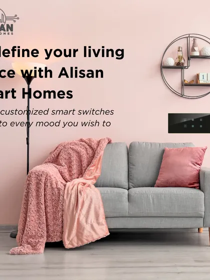 Your living space should reflect your style. Our smart switches are designed to do just that, adapting to any mood and integrating seamlessly with your decor, whether it's a cozy pink or a bold blue.