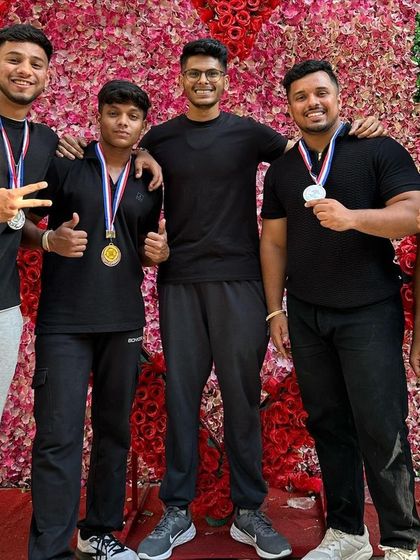 A collection of podium shots and team photos from various state, national, and international competitions. This is the social proof of our success and the strong community we've built at Team Strength Mob.