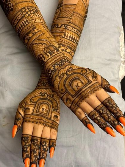 Ankita Mehndi Artist - Bridal & Wedding Mehndi Royal Motifs: Palaces, Peacocks & Elephants photo 6