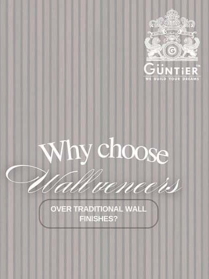 This graphic explains why wall veneers are a superior choice over traditional finishes. They offer durability, texture, and a custom luxury feel.