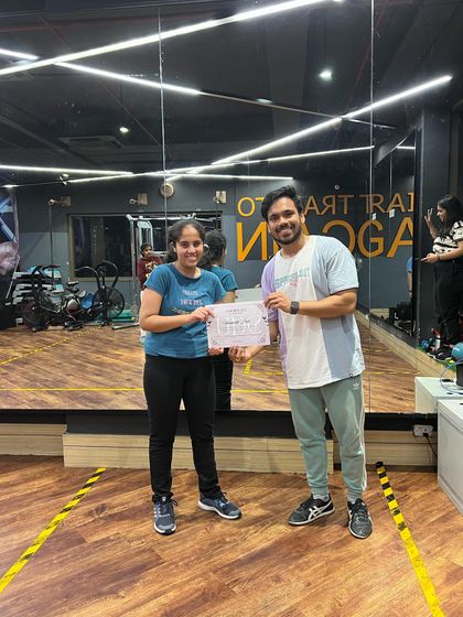 Celebrating another student's successful completion of her jazz course. It's a joy to watch our dancers grow in skill and confidence with each level they achieve.