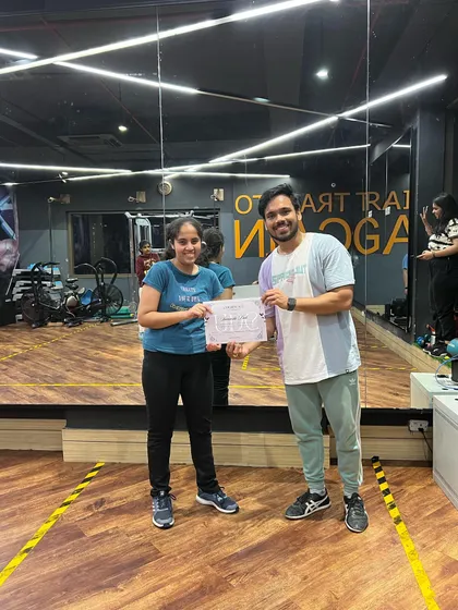 Another happy student receiving her jazz course completion certificate. We believe in recognizing every step of the learning process.