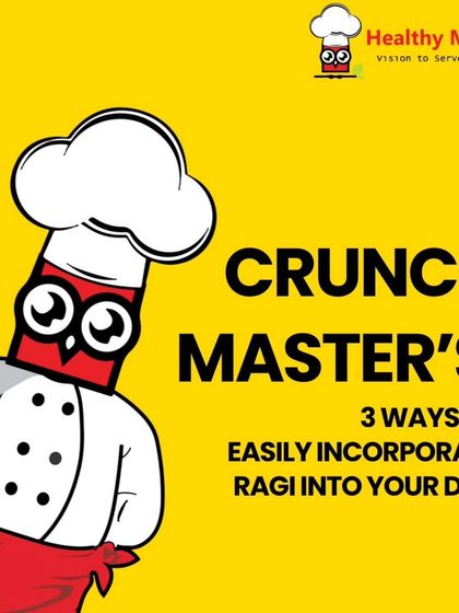 Meet Crunch Master, your healthy food superhero. Here, he shares three easy and delicious ways to incorporate ragi into your diet, including our tasty Ragi Noodles.
