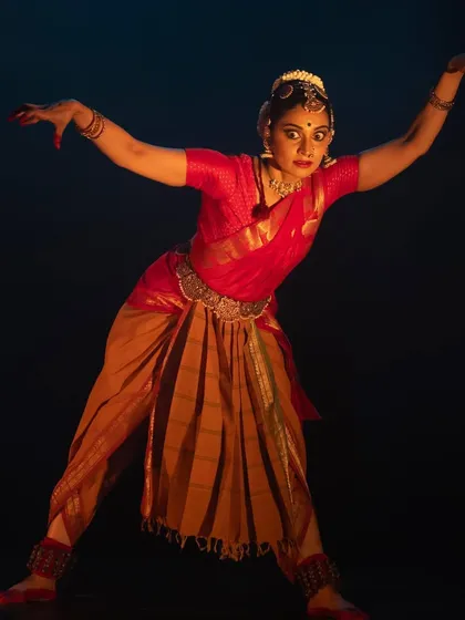 Embodying the "Mothe Bhoot" or the great ghost from my production 'VitthāMāi' was a thrilling choreographic challenge. I drew inspiration from folk traditions like Bhoota Kola and Theyyam to bring this powerful, otherworldly character to life.