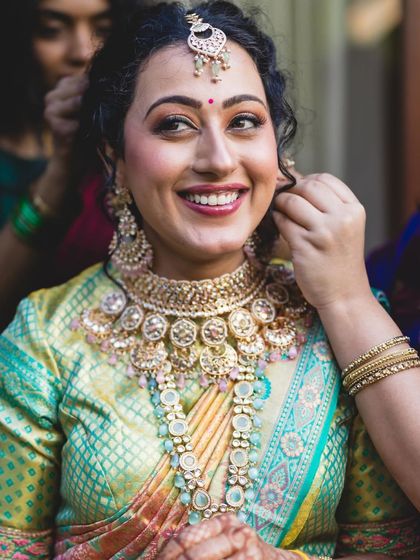 Makeovers by Mahalakshmi - Bridal & Wedding Makeup Behind the Scenes: The Art of Transformation photo 10