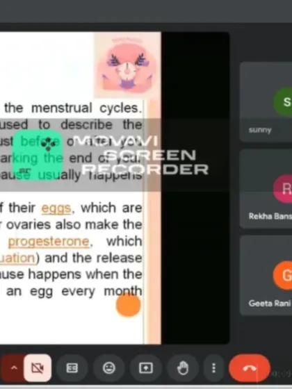 Educating women about menopause is crucial. This slide from our webinar defines the process and explains the hormonal changes that occur.