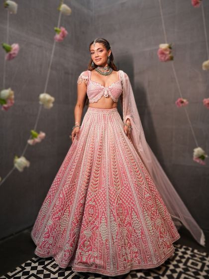 The complete look. This photo shows how all the elements come together to create a breathtaking and unique bridal style.