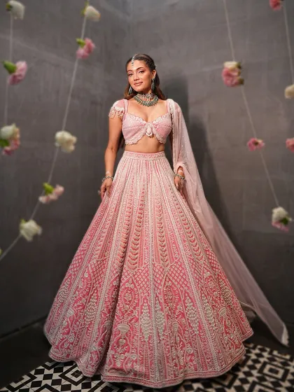 The complete look. This photo shows how all the elements come together to create a breathtaking and unique bridal style.