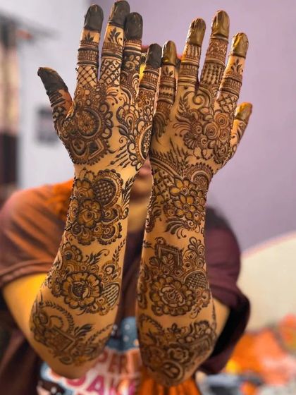 Mehendi Art by Nishat - Mehndi (Henna) Artistry Elaborate Bridal Henna photo 54