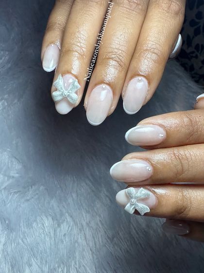 This design is perfect for a bride or anyone who loves a soft and romantic look.