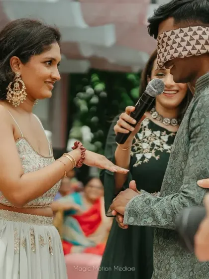 Crimson and Cherry - Full-Service Wedding Planning & Execution Vibrant Sangeet & Mehendi Nights photo 46