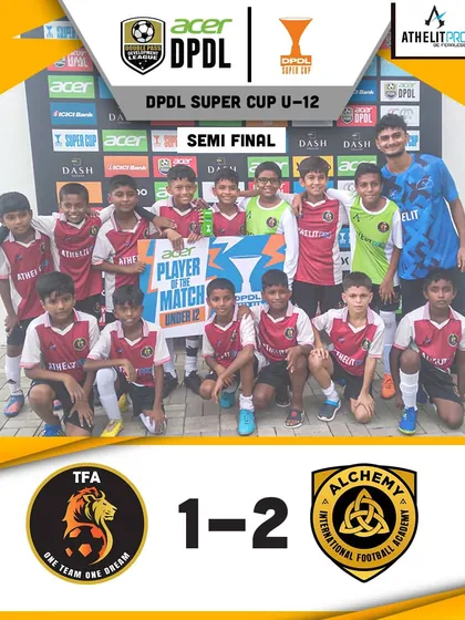 A narrow 1-2 loss for our U12 team in the DPDL semi-finals. We fought hard against a residential team and will come back stronger.