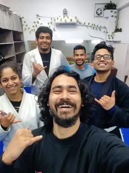 The positive energy in our dojo is contagious. This photo captures the fun and supportive atmosphere we cultivate in every class.