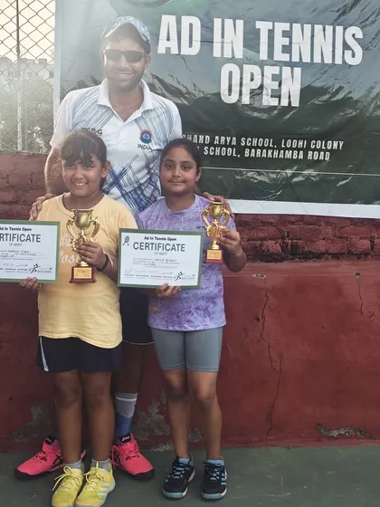 Our girls showing their strength at the Ad In Tennis Open. Congratulations to the winner and runner up for their excellent performance.