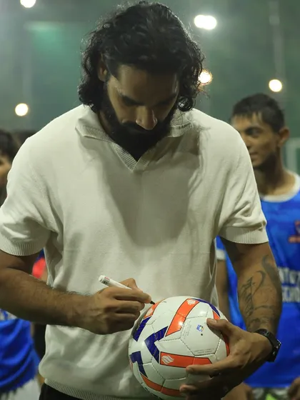 A throwback to when Sandesh Jhingan, the wall of Indian football, visited our academy to motivate our players.
