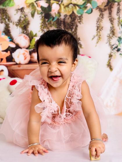 This candid shot captures a moment of pure, unrestrained laughter. Even princesses have moments of playful, silly fun.